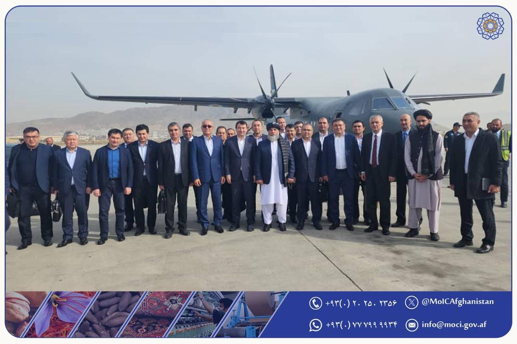 45-member Uzbek delegation arrives in Kabul