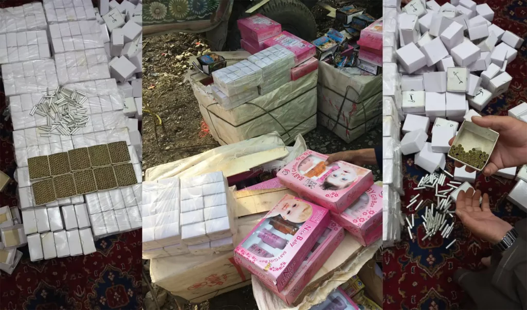 400 packets of banned firecrackers seized in Paktia