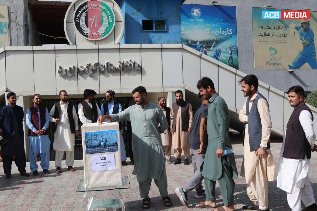 د افغانستان کرکټ بورډ د هرات له زلزله‌ځپلو سره دوه میلیونه افغانۍ مرسته اعلان کړه