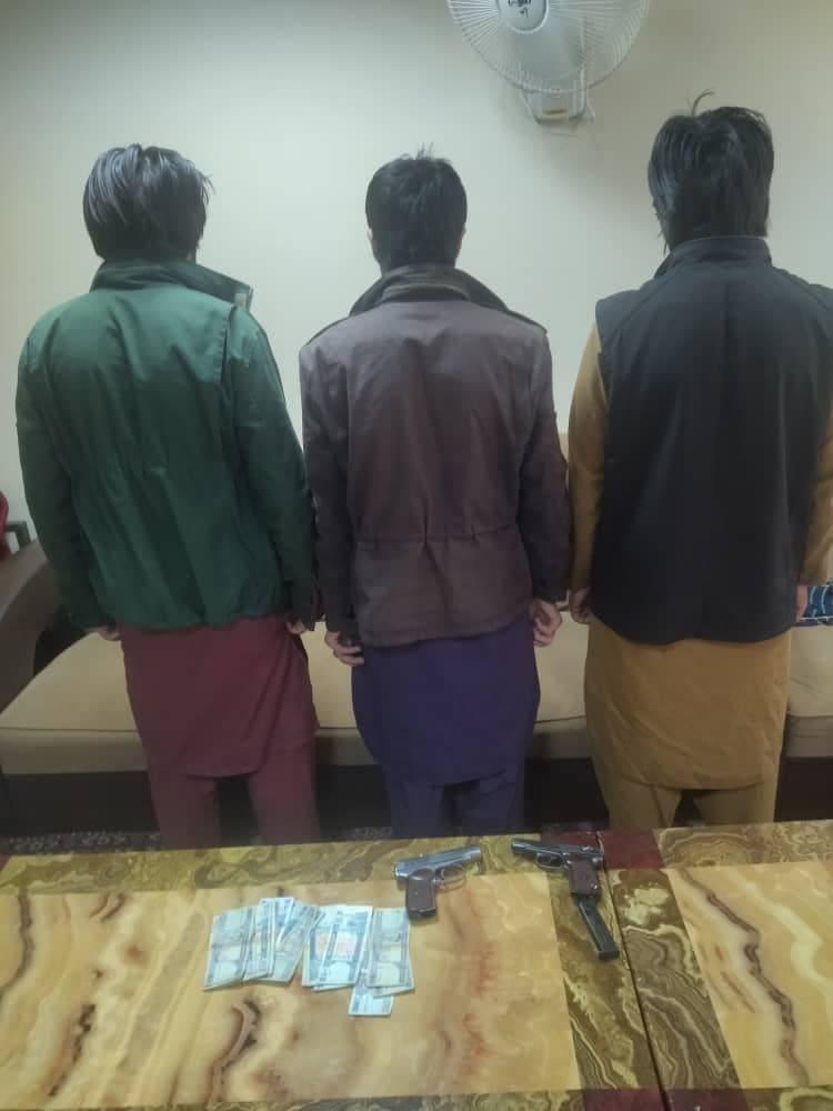 3 kidnappers detained for abducting trader in Maidan Wardak