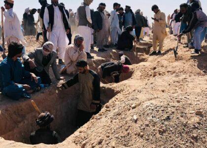 Mirwais Azizi announces 200m afs aid to quake victims