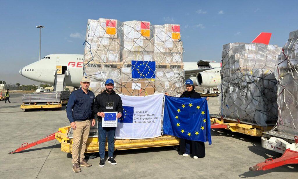 EU delivers 100 tons of medical assistance to Afghanistan