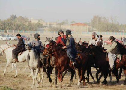 First-round of buzkashi tournament kicks off in Kunduz