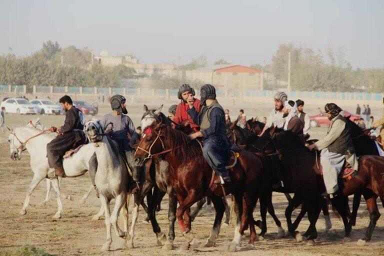 First-round of buzkashi tournament kicks off in Kunduz