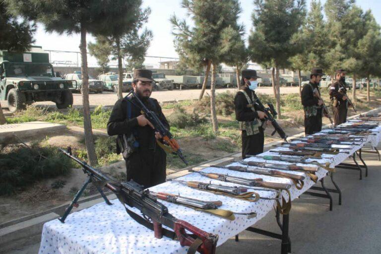 بلخ کې لسګونه میله وسلې کشف او ترلاسه شوې دي