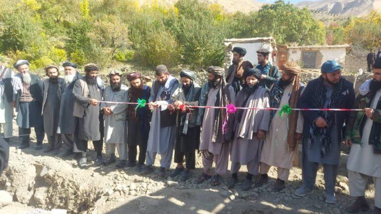 کار ساخت تعمیر اداری ولسوالی یاوان بدخشان آغاز شد