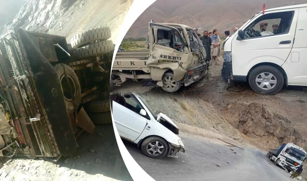1 killed, 9 injured in Parwan, Bamyan accidents