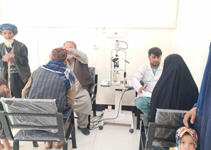 Ophthalmologists arrive in Sar-i-Pul to offer free treatment