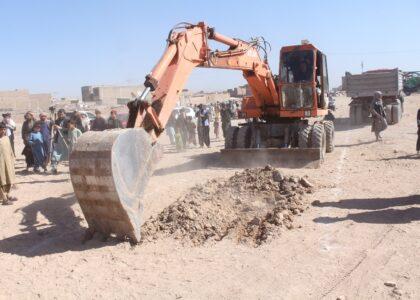 Work on 26m afs canal project kicks off in Herat