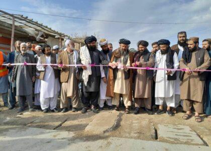 1-km road being constructed in Mazar-i-Sharif
