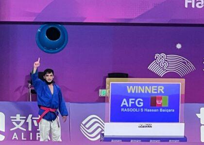 At Asian Games, Afghan wrestler wins bronze medal