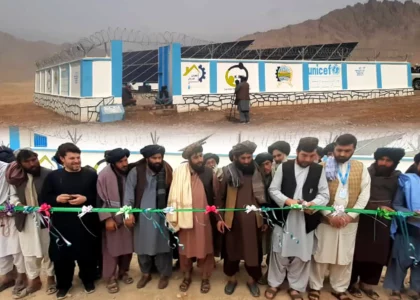 2 water supply projects put into service in Uruzgan