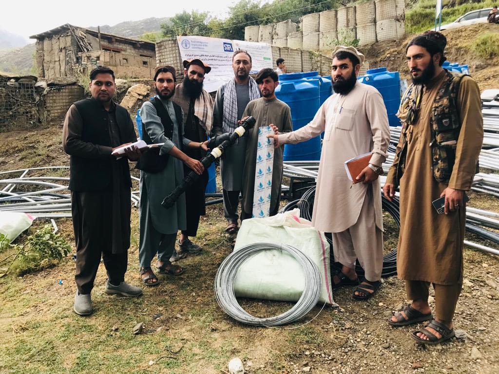 کونړ کې د کروندګرو لپاره ۲۵ شنې خونې جوړې شوې