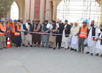 Work on 2 renovation projects starts in Ghazni City