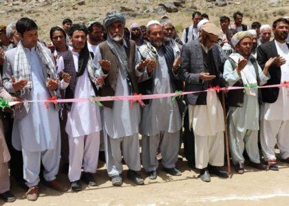Ghazni residents build school at own cost