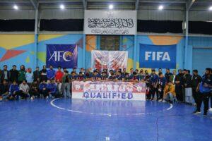 Afghan football team returns home after qualifying for Asia Cup