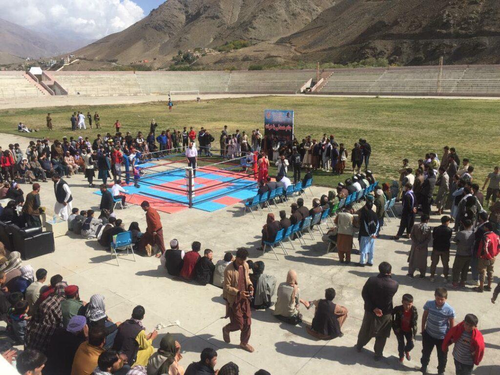 مسابقات بوکسینگ تحت عنوان «جام همدلی با زلزله‌زده‌گان هرات» در پنجشیر برگزار شد
