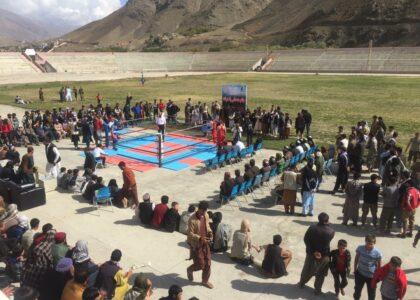 مسابقات بوکسینگ تحت عنوان «جام همدلی با زلزله‌زده‌گان هرات» در پنجشیر برگزار شد