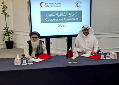 QRCS pledges $78,000 in aid to Afghanistan