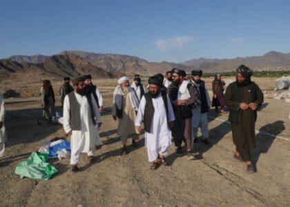 Camp being set up for returning refugees from Pakistan in Nangarhar