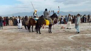 پکتیا کې د نیزه‌وهنې یو ورځنۍ سیالۍ ترسره شوې