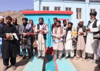 Water supply projects inaugurated in Paktia