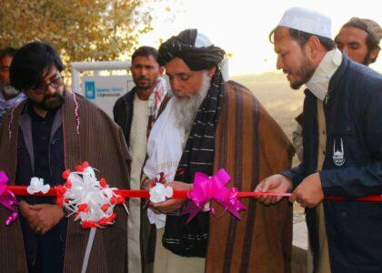 یک کانال آبیاری در بامیان به بهره‌برداری سپرده شد