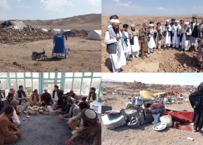 Faryab people raise 13m afs for Herat quake victims