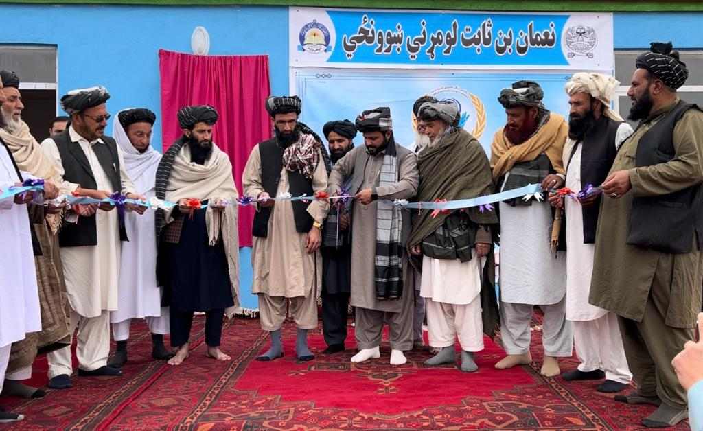Logar man constructs school building at own cost