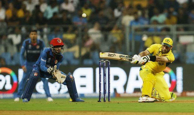 Maxwell’s unbeaten 201 powers Aussies into WC semis