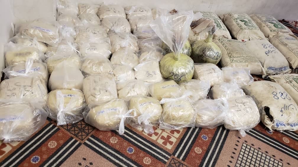 از ورود قاچاقی نزدیک به ۱۵۰ کیلوگرام مواد مخدر، جلوگیری شد