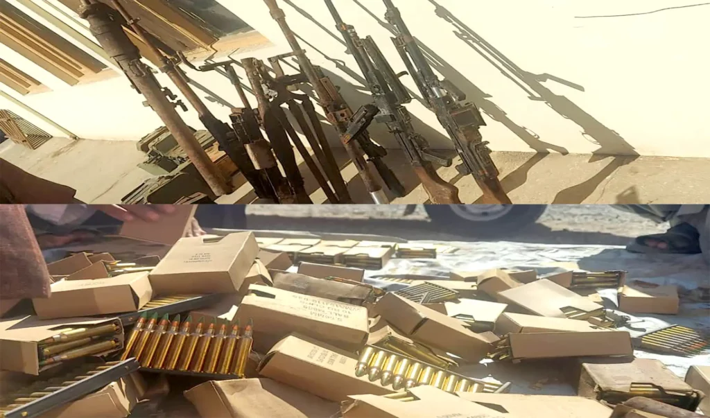 Weapons, ammunition cache seized in Uruzgan