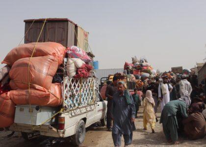 Worried about winter, returnees demand houses to live in