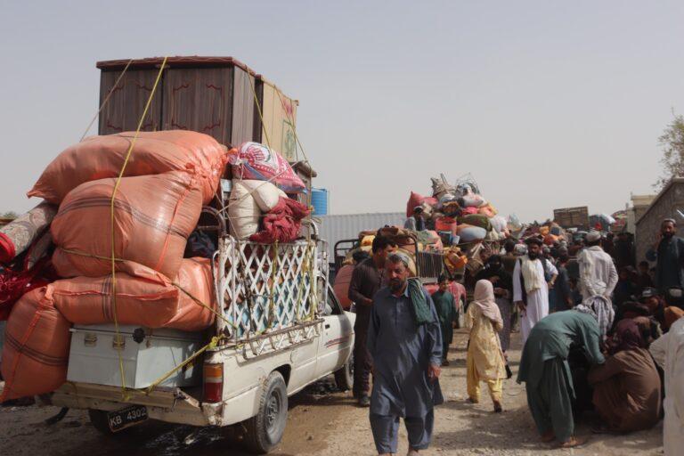 Worried about winter, returnees demand houses to live in