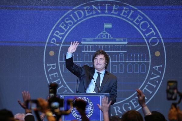 خاویر میلی رئیس‌جمهور جدید ارجنتاین انتخاب شد