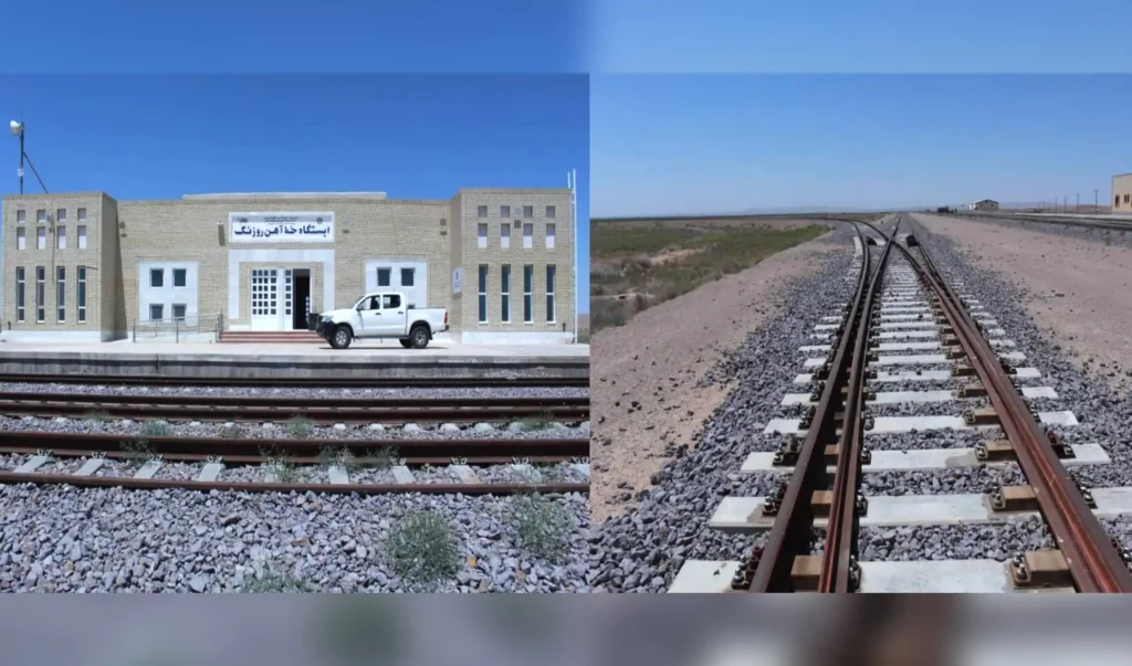 مسؤولین: خط آهن هرات- خواف  برای انتقالات کالا‌های تجاری آماده است