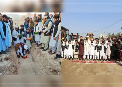 Road, health center being constructed in Khost, Laghman
