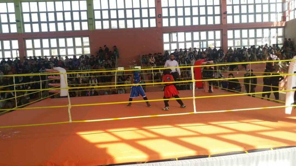 مسابقات بوکسینگ میان ۱۴۰ ورزشکار در غزنی راه‌اندازی شد