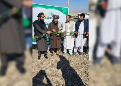 کار ساخت یک کمپلکس زراعتی در لغمان آغاز شد