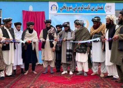 Logar man constructs school building at own cost