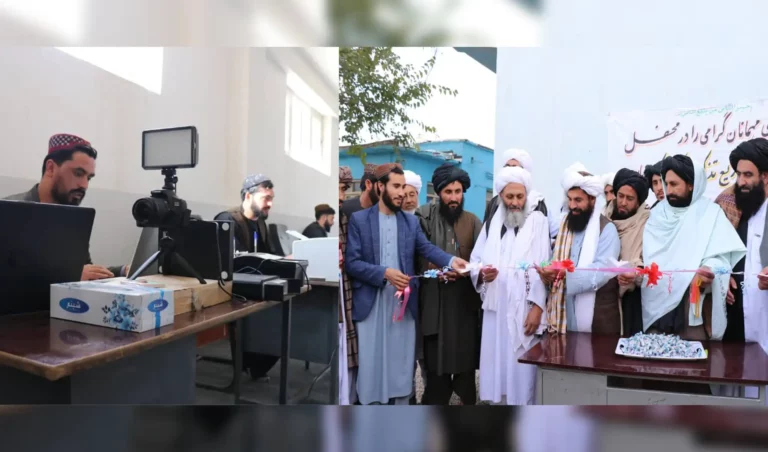 د بادغیس په مرکز قلعه‌نو ښار کې د برېښنایي پېژندپاڼو د وېش دویم مرکز پرانیستل شو