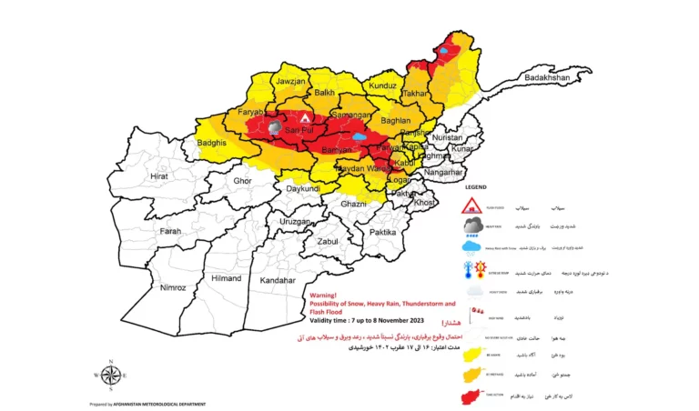 Snowfall, rains, floods predicted in 20 provinces
