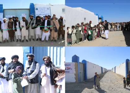 23 houses for orphans, health centre built in Ghazni