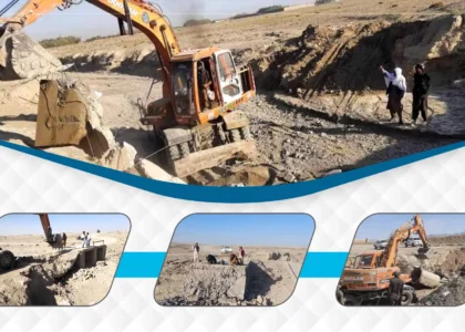 Key bridge in Ghazni’s Giru district being reconstructed