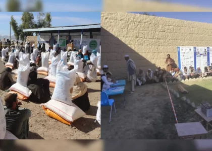 در دو ولایت با بیش از ۱۶۸۰۰ دهقان و خانواده مساعدت شد