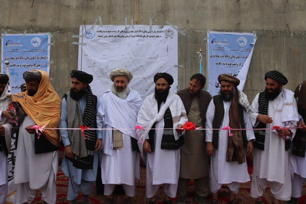 Work on water supply project resumed in Kandahar City