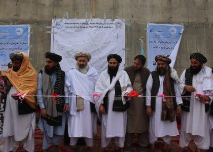 Work on water supply project resumed in Kandahar City