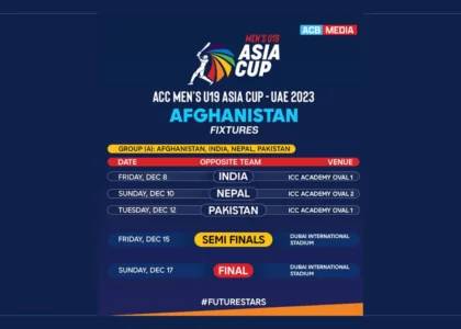 ACC unveils U-19 Asia Cup schedule