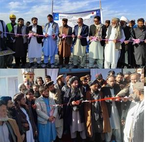 دو پروژه با هزینۀ نزدیک به هشت‌ونیم میلیون افغانی در فراه و بدخشان به بهره‌داری سپرده شد