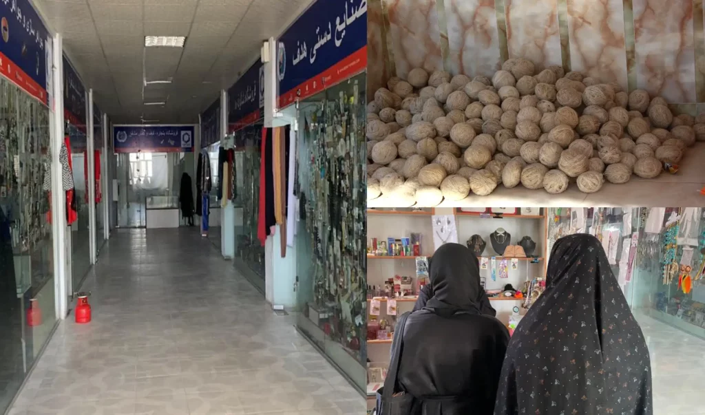 زنان صنعت‌پیشه در هرات از نبود بازار برای محصولات شان شکایت دارند